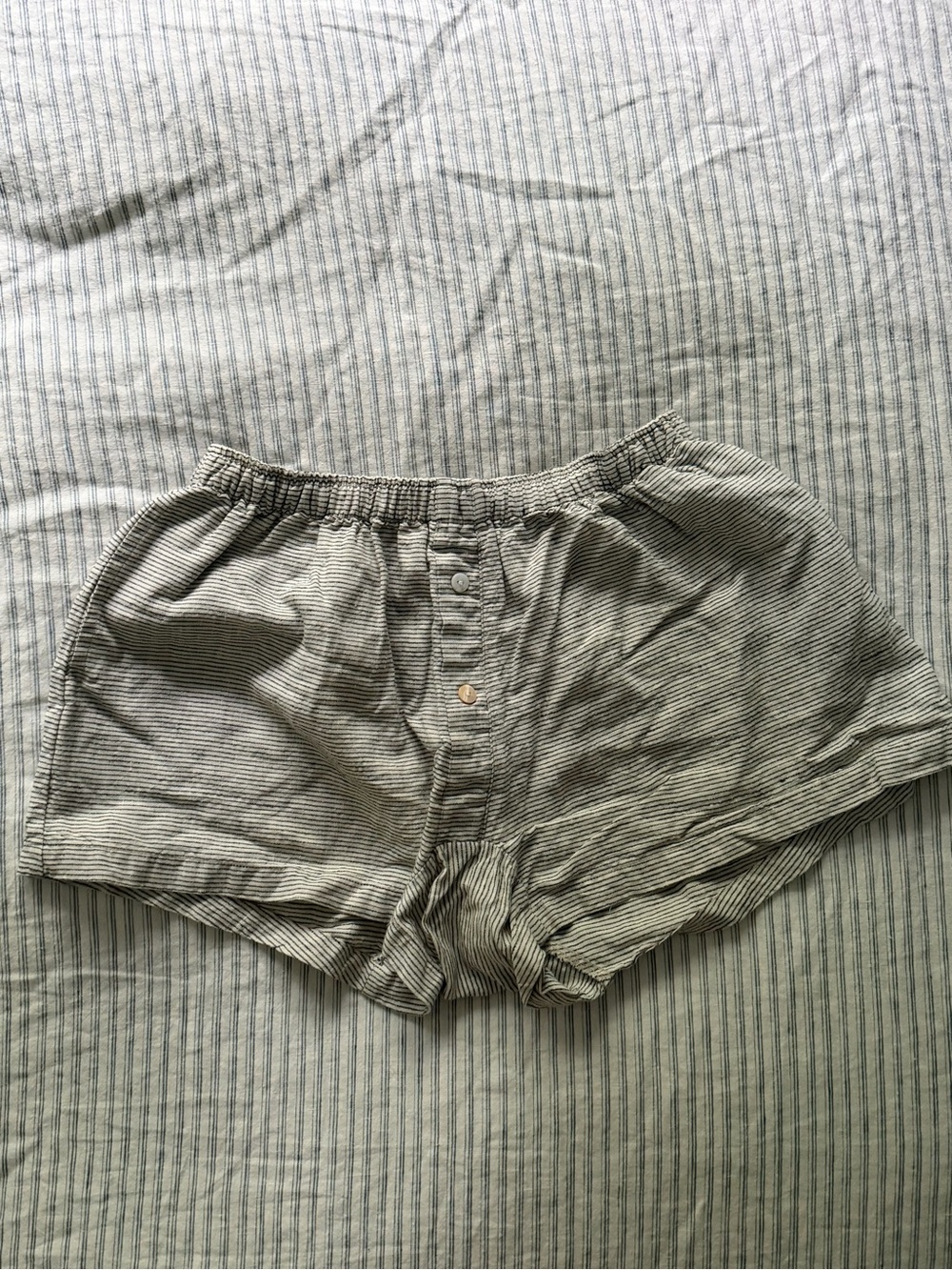 Deiji Studios Linen Striped Shorts s/m